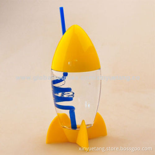 300mL Best Selling Plastic Kids' Water Bottle, PP Top and Bottom